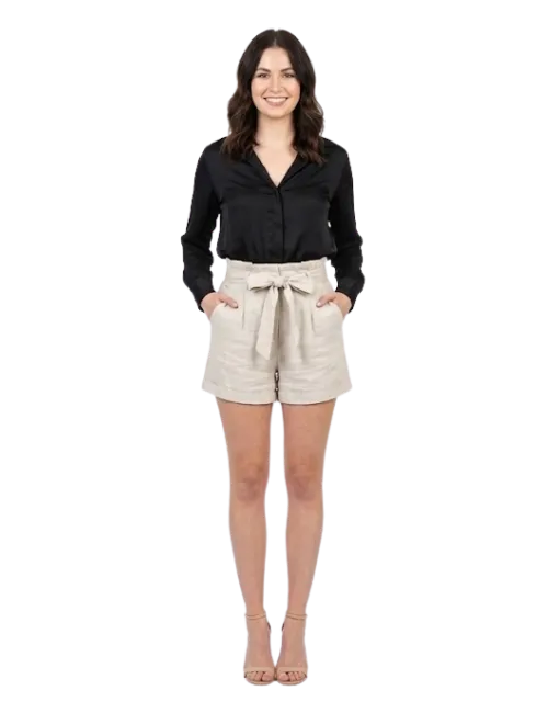 Paperbag Waist Shorts